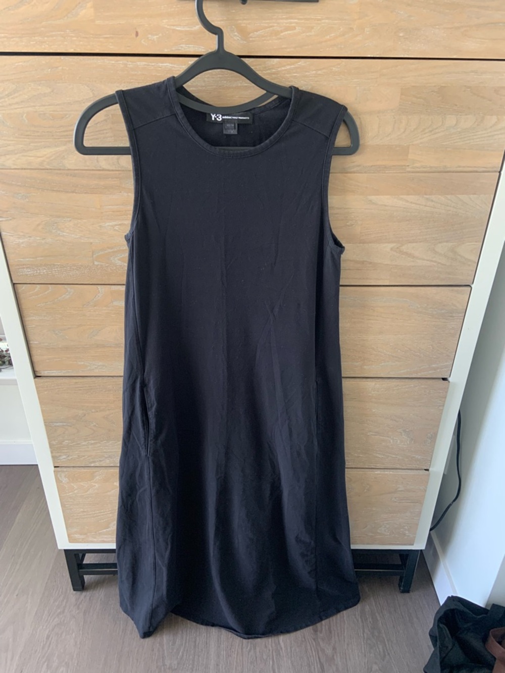 Y-3 Black Sleeveless Dress